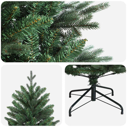 vidaXL Artificial Hinged Christmas Tree 240 cm PVC and PE Green
