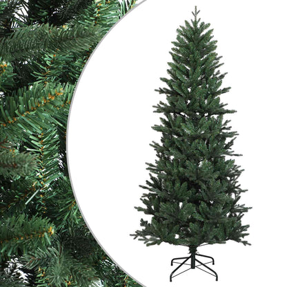 vidaXL Artificial Hinged Christmas Tree 240 cm PVC and PE Green