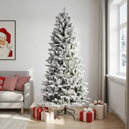 vidaXL Artificial Hinged Christmas Tree 210 cm PVC and PE