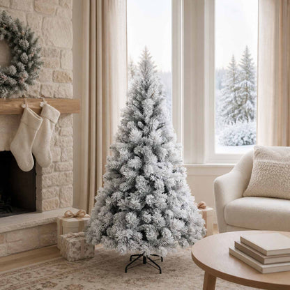 vidaXL Artificial Hinged Christmas Tree 120 cm PVC and Metal