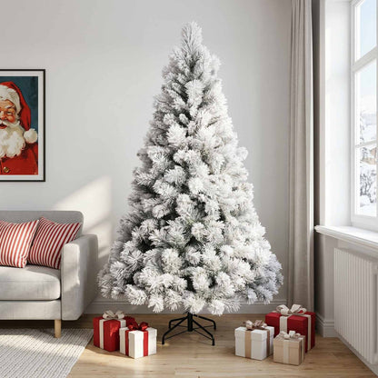 vidaXL Artificial Hinged Christmas Tree 240 cm PVC and Metal
