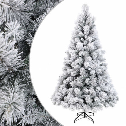 vidaXL Artificial Hinged Christmas Tree 240 cm PVC and Metal
