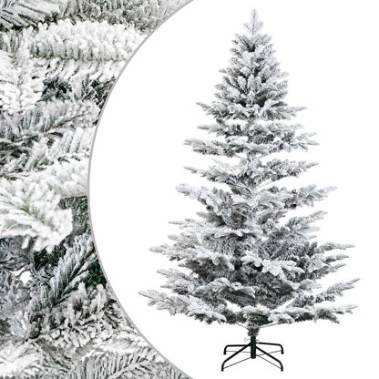 vidaXL Artificial Hinged Christmas Tree 150 cm PE & PVC