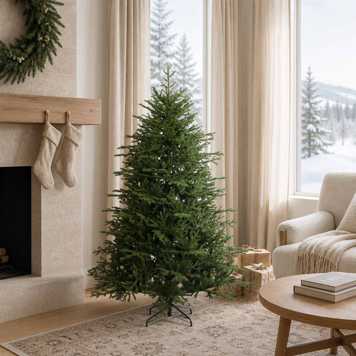 vidaXL Artificial Hinged Christmas Tree 120 cm PVC and Metal Green