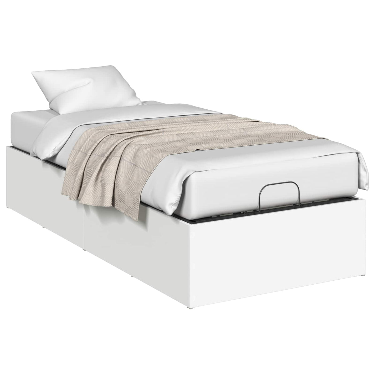 vidaXL Bed Surround for Adjustable Bed Base White 70 x 200 cm