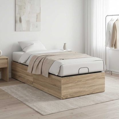 vidaXL Bed Surround for Adjustable Bed Base Sonoma Oak 90 x 190 cm