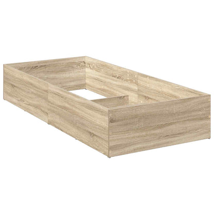 vidaXL Bed Surround for Adjustable Bed Base Sonoma Oak 70 x 200 cm