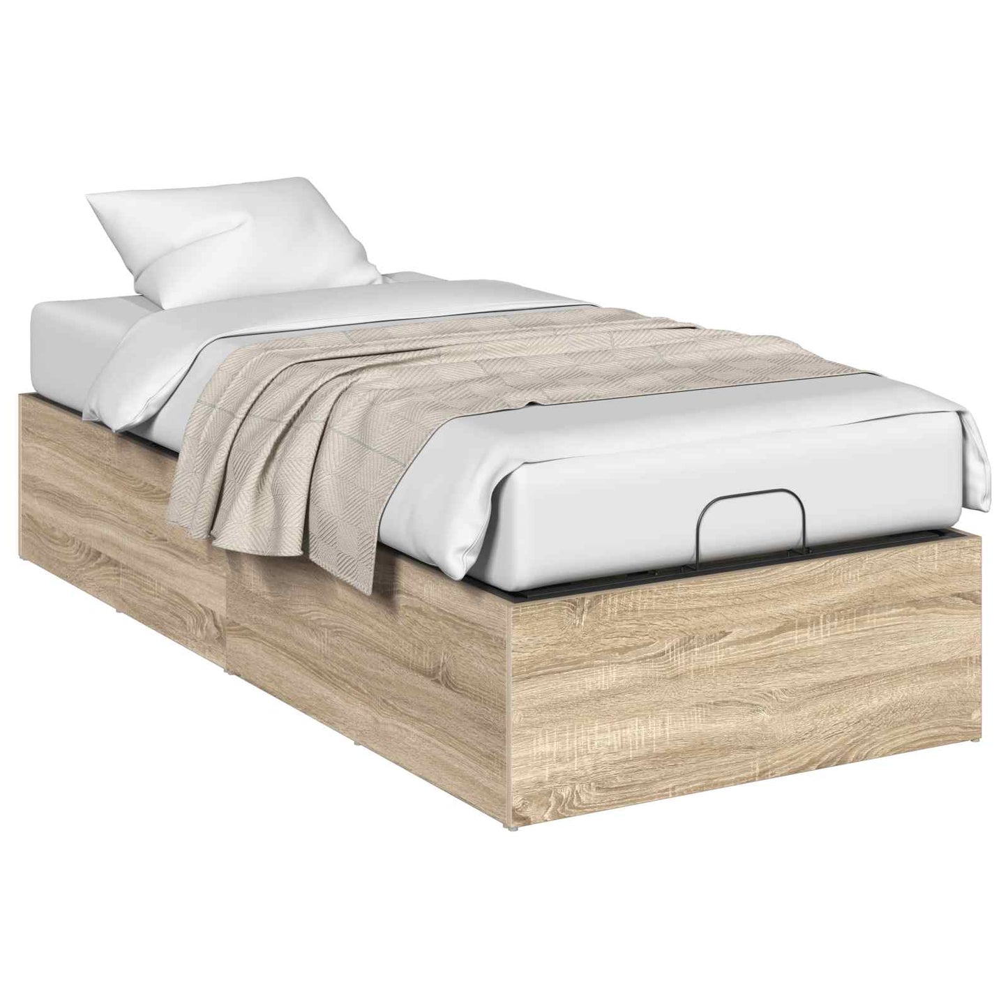 vidaXL Bed Surround for Adjustable Bed Base Sonoma Oak 70 x 200 cm