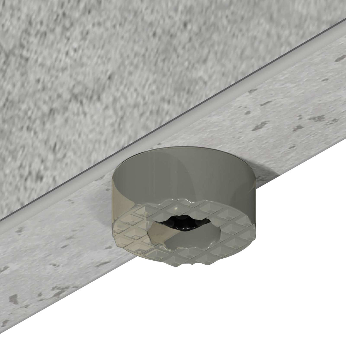 vidaXL Bed Surround for Adjustable Bed Base Concrete Grey 70 x 200 cm