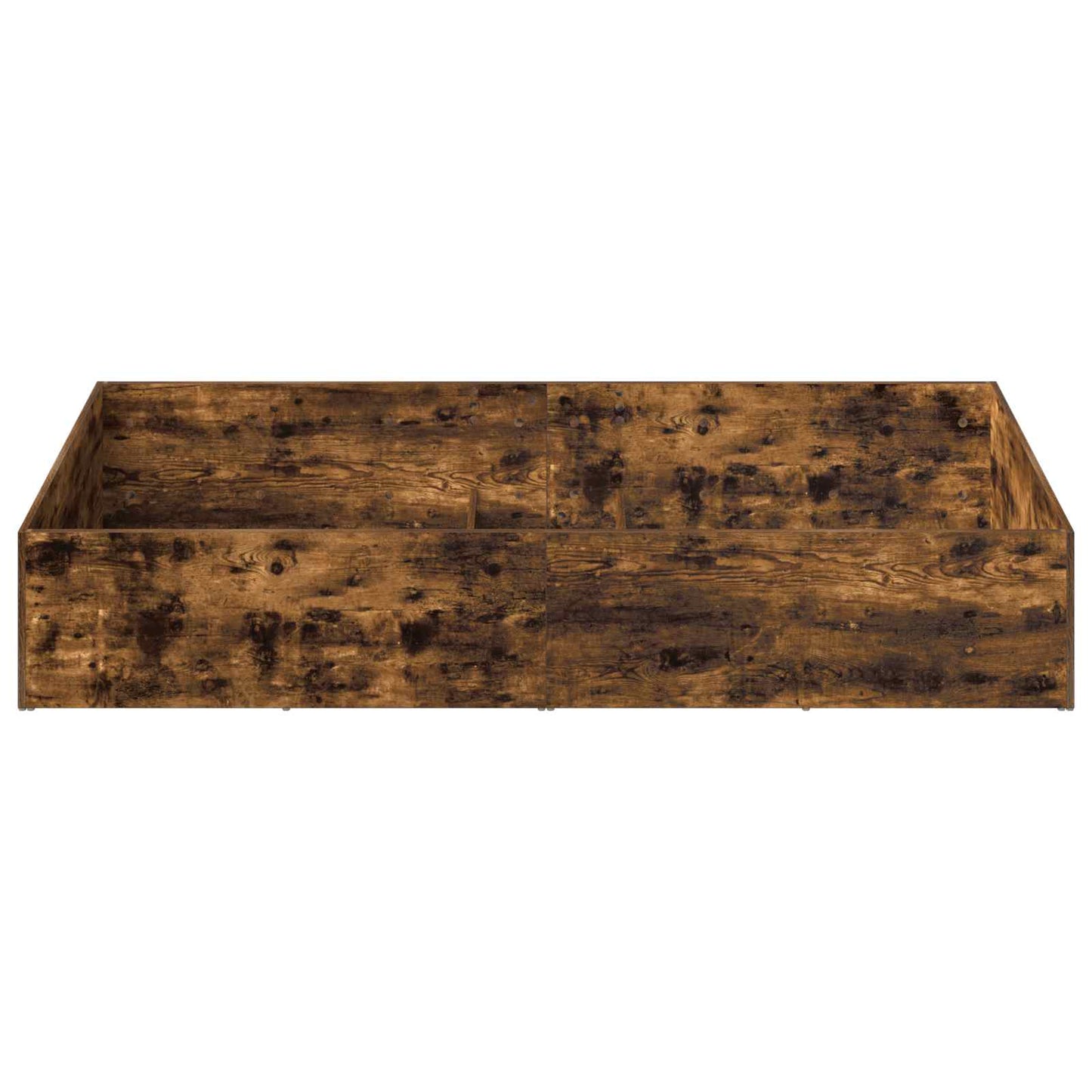vidaXL Bed Surround for Adjustable Bed Base Smoked Oak 70 x 200 cm
