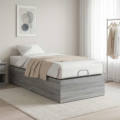 vidaXL Bed Surround for Adjustable Bed Base Grey Sonoma 100 x 190 cm
