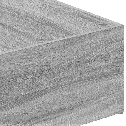 vidaXL Bed Surround for Adjustable Bed Base Grey Sonoma 70 x 200 cm
