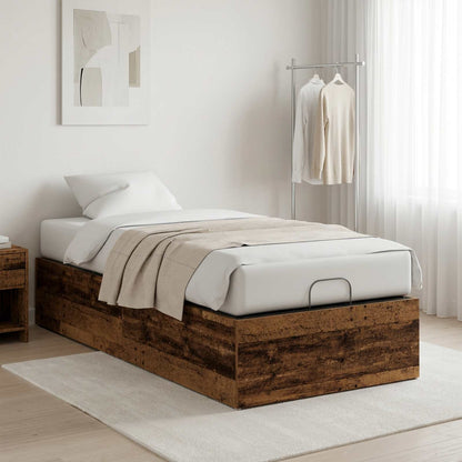 vidaXL Bed Surround for Adjustable Bed Base Old Wood 70 x 200 cm