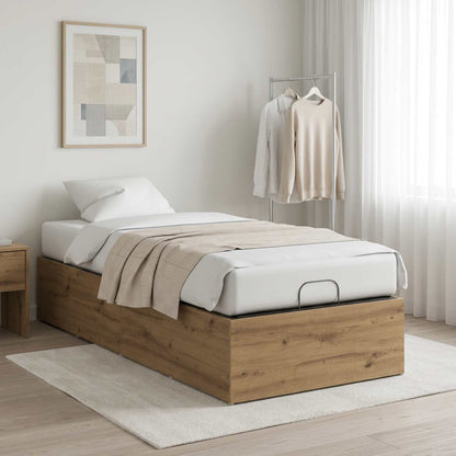 vidaXL Bed Surround for Adjustable Bed Base Artisan Oak 100 x 190 cm