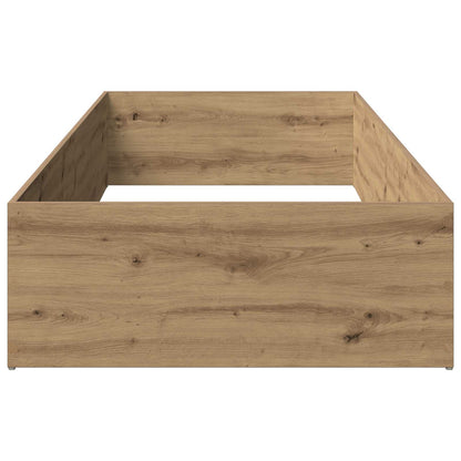 vidaXL Bed Surround for Adjustable Bed Base Artisan Oak 70 x 200 cm