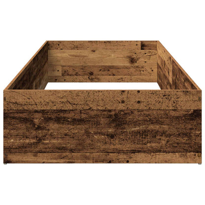 vidaXL Bed Surround for Adjustable Bed Base Old Wood 80 x 200 cm