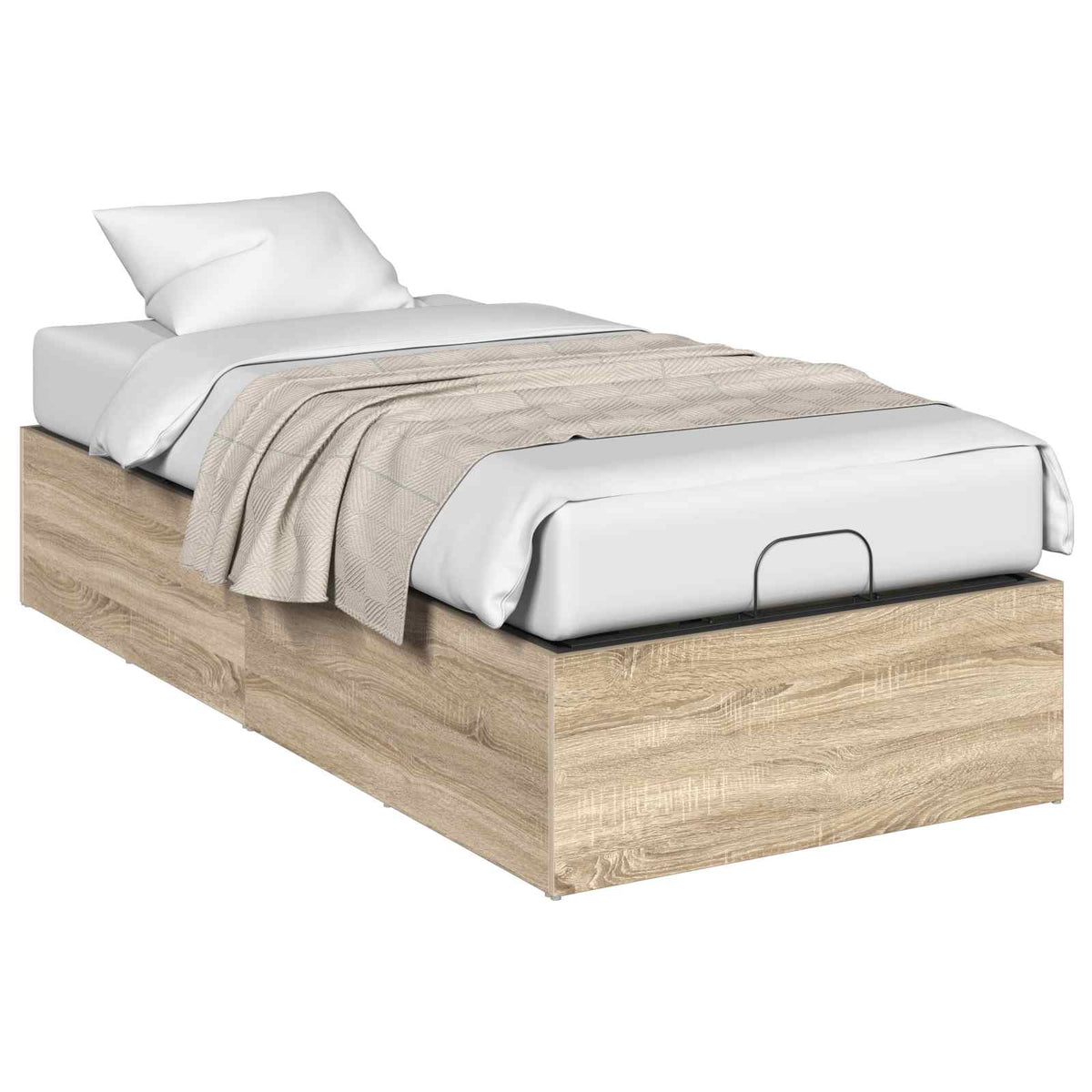 vidaXL Bed Surround for Adjustable Bed Base Sonoma Oak 90 x 200 cm