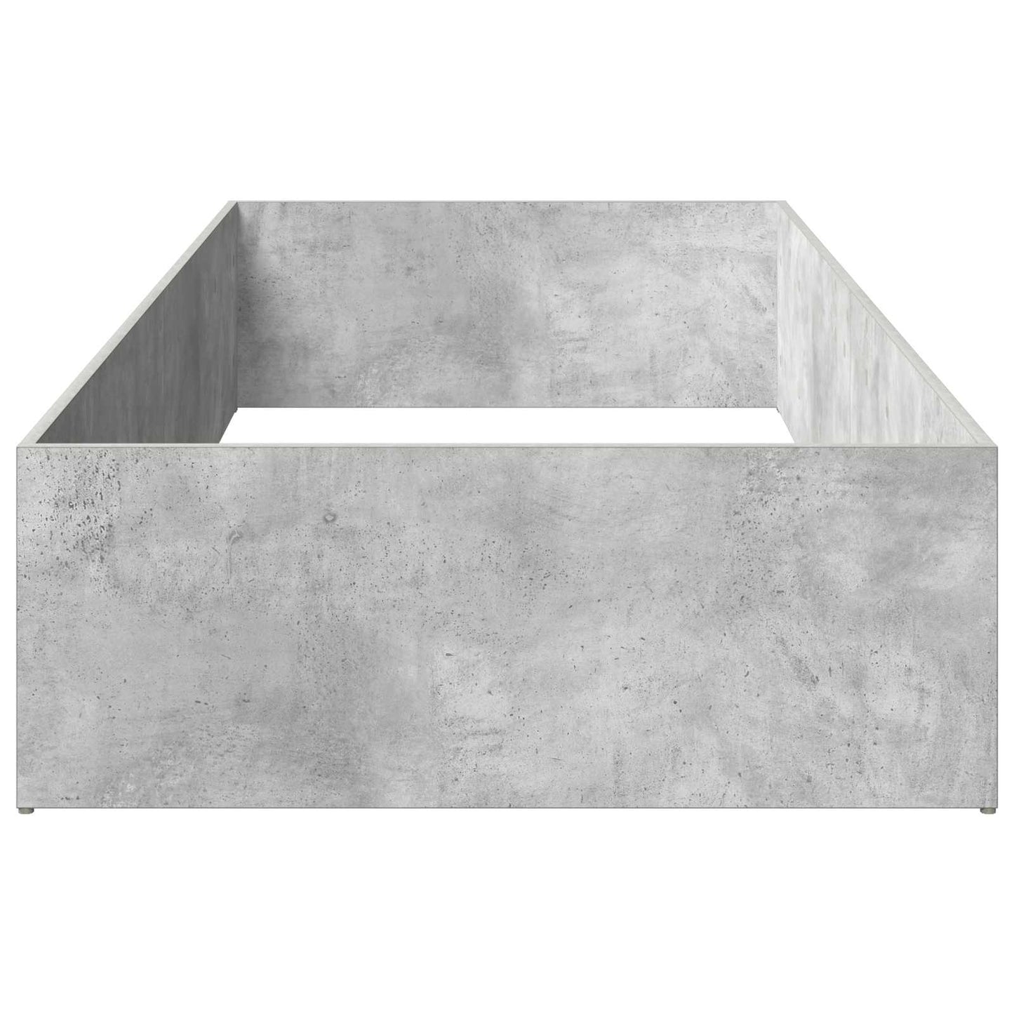 vidaXL Bed Surround for Adjustable Bed Base Concrete Grey 90 x 200 cm