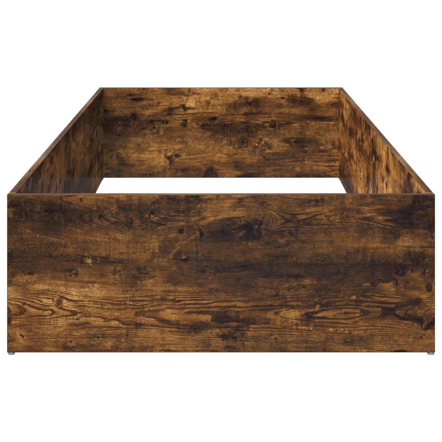 vidaXL Bed Surround for Adjustable Bed Base Smoked Oak 90 x 200 cm
