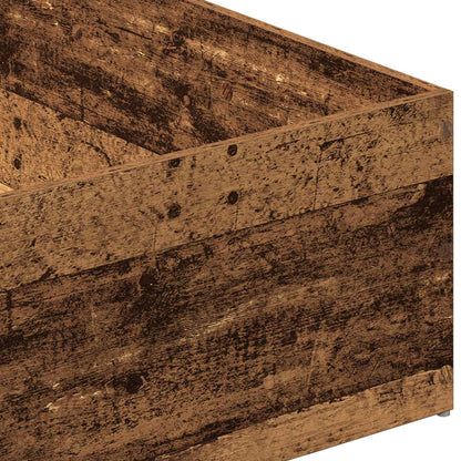vidaXL Bed Surround for Adjustable Bed Base Oak wood 90 x 200 cm