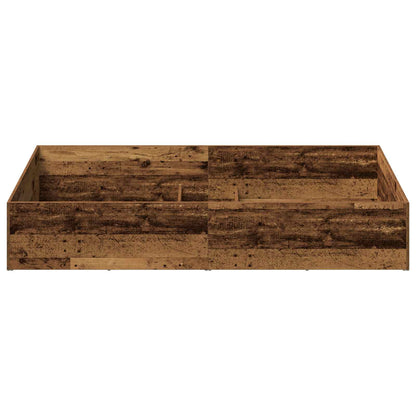 vidaXL Bed Surround for Adjustable Bed Base Oak wood 90 x 200 cm