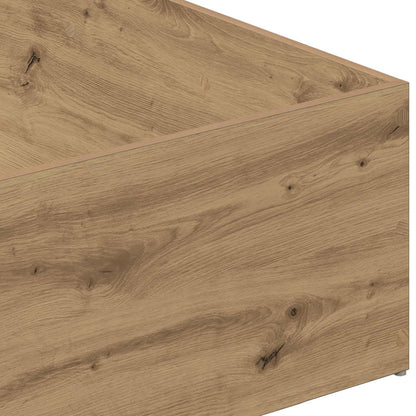 vidaXL Bed Surround for Adjustable Bed Base Artisan Oak 90 x 200 cm