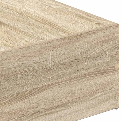 vidaXL Bed Surround for Adjustable Bed Base Sonoma Oak 100 x 200 cm