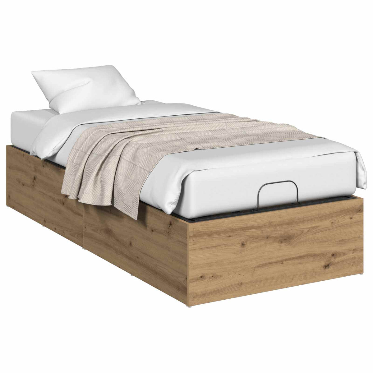 vidaXL Bed Surround for Adjustable Bed Base Artisan Oak 100 x 200 cm