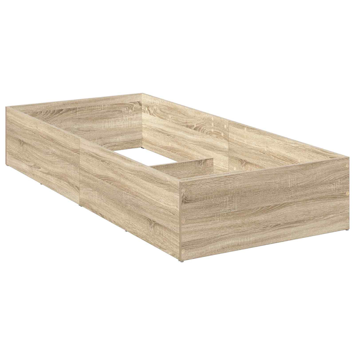 vidaXL Bed Surround for Adjustable Bed Base Sonoma Oak 90 x 190 cm
