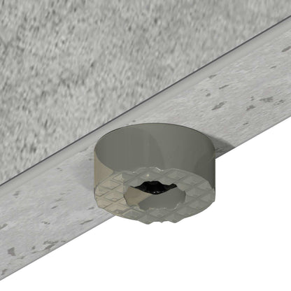 vidaXL Bed Surround for Adjustable Bed Base Concrete Grey 90 x 190 cm