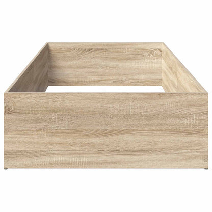 vidaXL Bed Surround for Adjustable Bed Base Sonoma Oak 100 x 190 cm