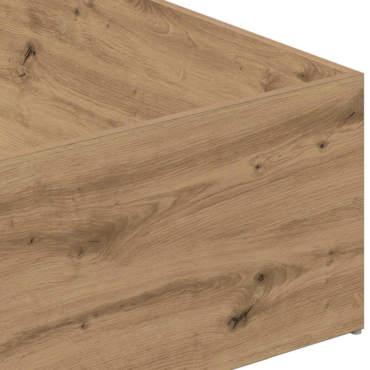 vidaXL Bed Surround for Adjustable Bed Base Artisan Oak 100 x 190 cm