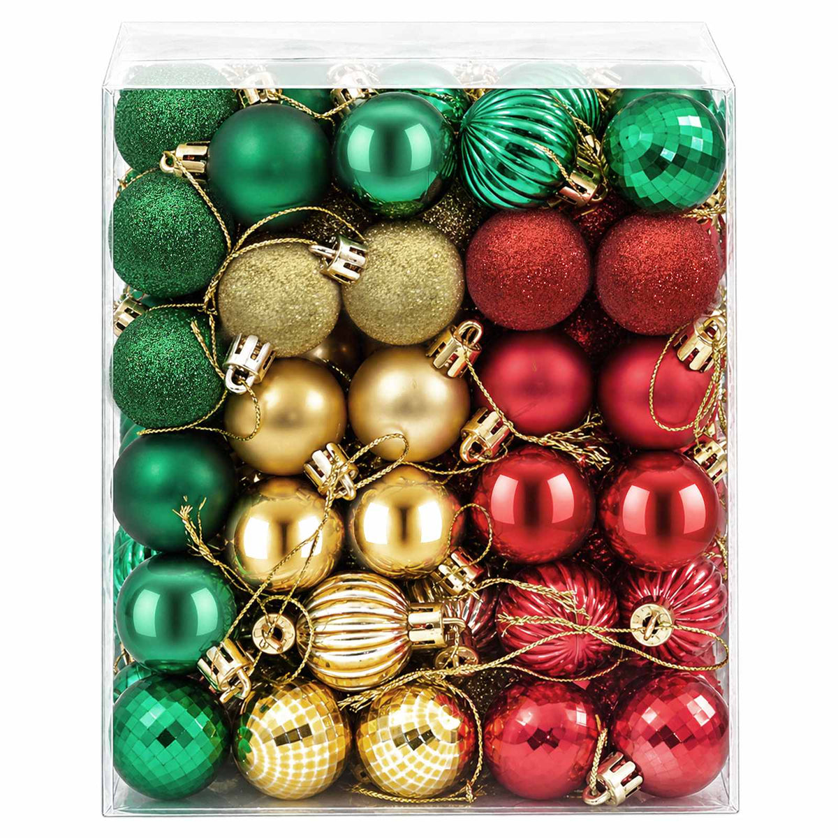 vidaXL Christmas Ball Set 150 pcs Red, Gold and Green 3 cm Polystyrene