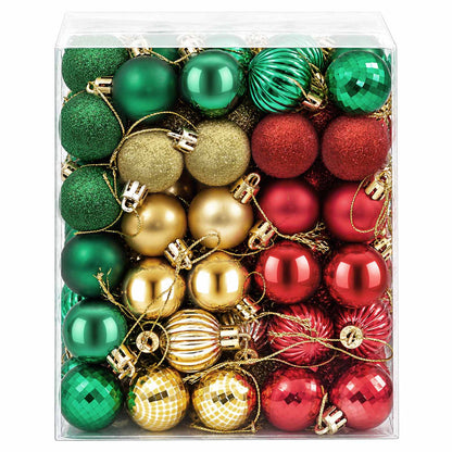 vidaXL Christmas Ball Set 150 pcs Red, Gold and Green 3 cm Polystyrene