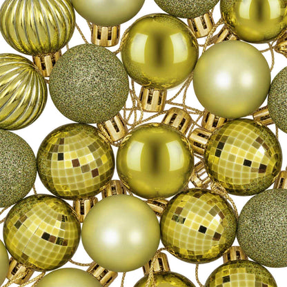 vidaXL Christmas Ball Set 150 pcs Light Green 3 cm Polystyrene