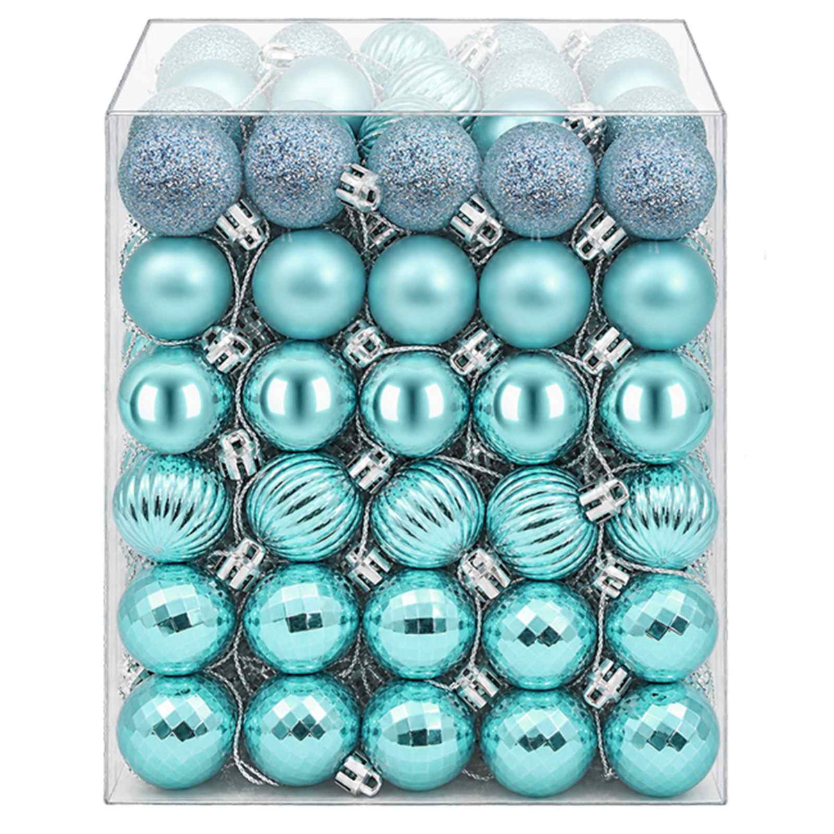 vidaXL Christmas Ball Set 150 pcs Turquoise 3 cm Polystyrene