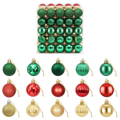 vidaXL Christmas Ball Set 100 pcs Red, Gold and Green 4 cm Polystyrene