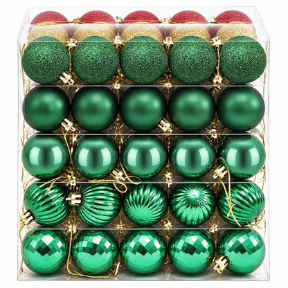 vidaXL Christmas Ball Set 100 pcs Red, Gold and Green 4 cm Polystyrene