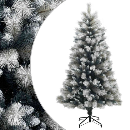 vidaXL Artificial Hinged Christmas Tree 210 cm PVC and Metal