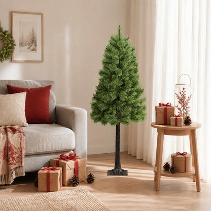 vidaXL Artificial Hinged Christmas Tree 150 cm PVC and Metal Green