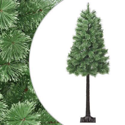 vidaXL Artificial Hinged Christmas Tree 180 cm PVC and Metal Green