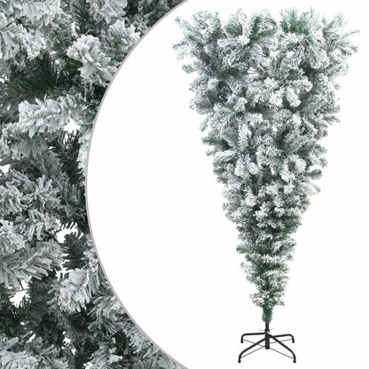 vidaXL Upside-down Artificial Christmas Tree 150 cm PVC and Steel