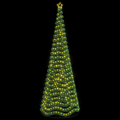vidaXL LED Tinsel Christmas Tree with Base EKENAS 400 cm 588 LEDs