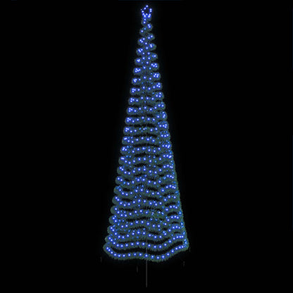 vidaXL LED Tinsel Christmas Tree with Spike EKENAS 400 cm 588 LEDs