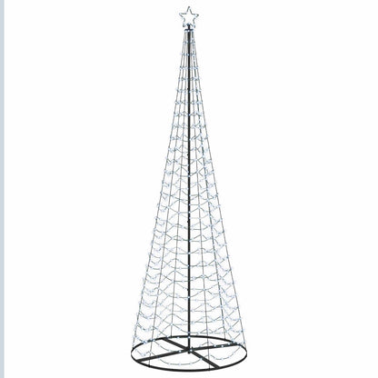 vidaXL LED Spiral Christmas Tree with Base EKENAS 300 cm 475 LEDs