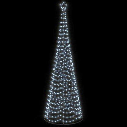 vidaXL LED Spiral Christmas Tree with Base EKENAS 300 cm 475 LEDs