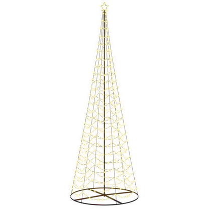 vidaXL LED Spiral Christmas Tree with Base EKENAS 400 cm 588 LEDs