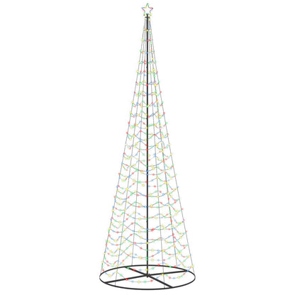 vidaXL LED Spiral Christmas Tree with Base EKENAS 400 cm 588 LEDs