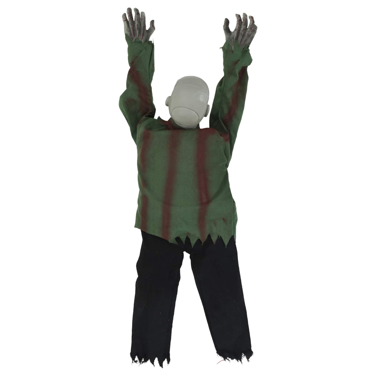vidaXL Halloween Crawling Zombie SPOOKA Green 110 x 50 x 21 cm