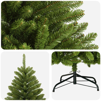 vidaXL Artificial Hinged Christmas Tree 120 cm PVC Light Green